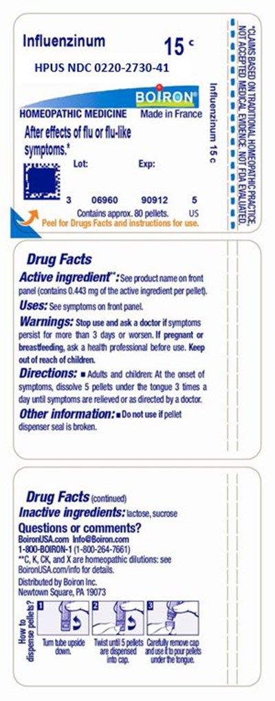 label - Influenzinum 2022 2023 15C